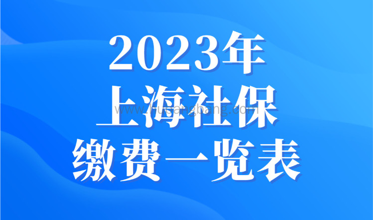 2023年上海社保缴费一览表，上海积分落户必看！！